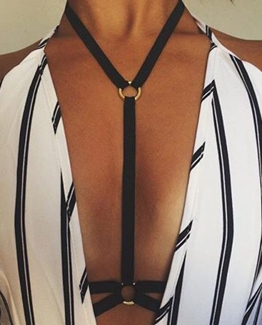 Cage Body Harness Bra