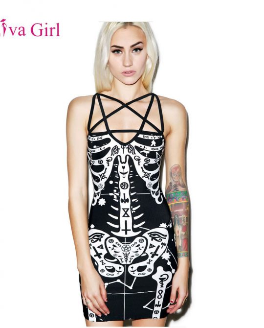 Sexy Rockabilly Punk Rock Dress