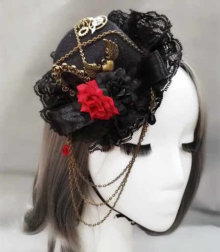 Victorian Vintage Mini Top Hat - Image 4