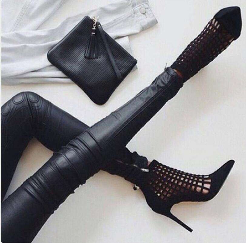 Sexy Hollow Calf High Autumn boots - Image 2