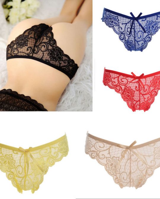 Sexy V-string Lace G-string Intimate Panties