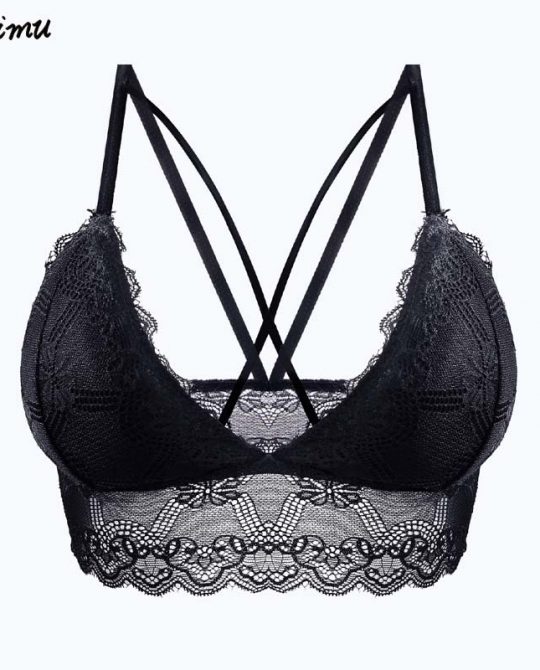 Black Sexy Lace Push Up Bra
