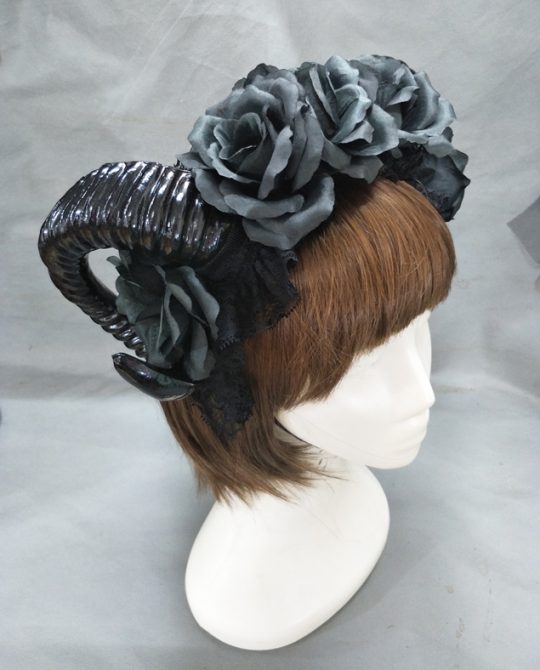 Witch Vamp Gothic Horn Headband