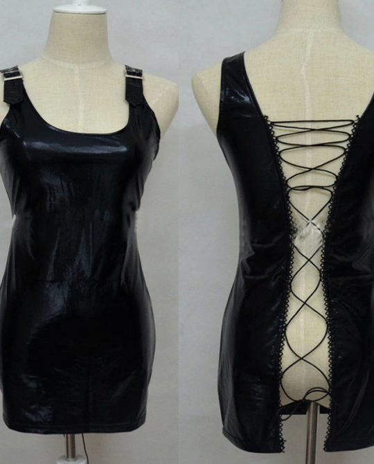 Sexy Game Latex Tight Lingerie Bodysuit