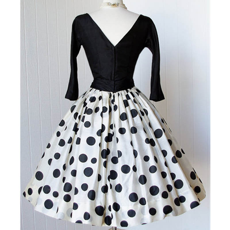 Gothic Polka-Dots Dress - Image 2
