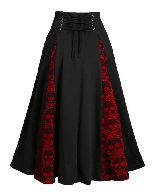 Gothic Pleated Spring Skirt