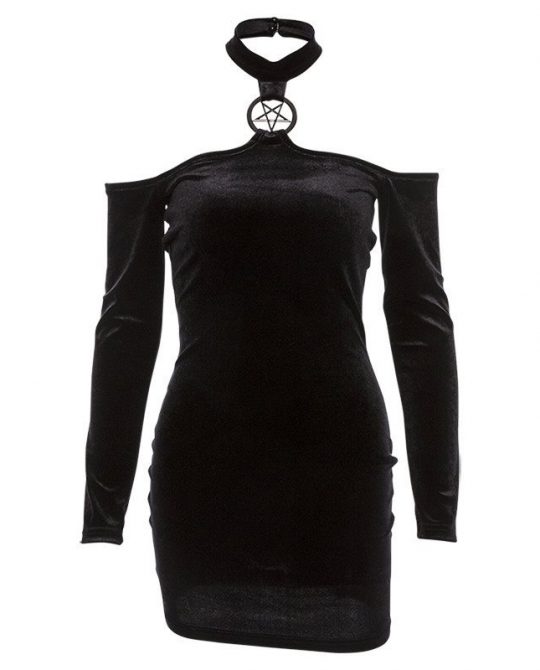 Gothic Autumn Soft Short Dress