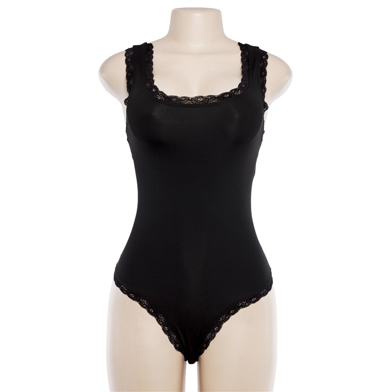 Gothic Back Ribbon Bodysuit - Image 5