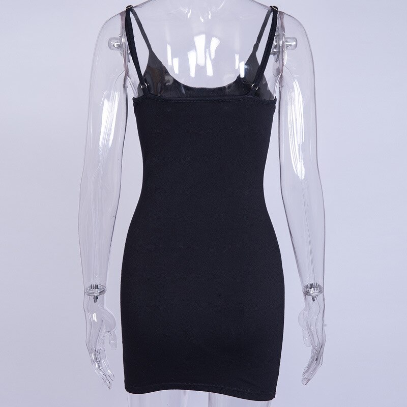 Gothic Summer Pentagram Strap Dress - Image 3