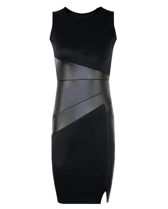 Gothic Splice Elegant Pencil Dress