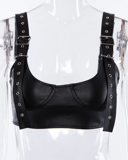 Gothic Camisole Punk Crop Top