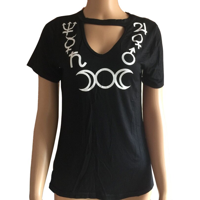 Gothic Symbol Moon T-shirt - Image 3