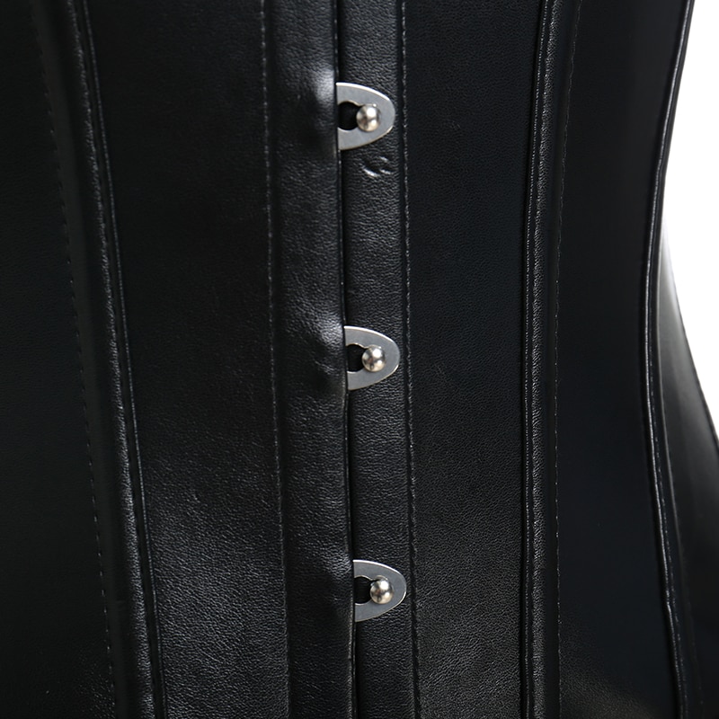 Steampunk Strapless Mini Skirt Corset - Image 3