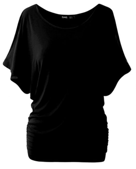 Batwing O-Neck Sleeve Summer Top