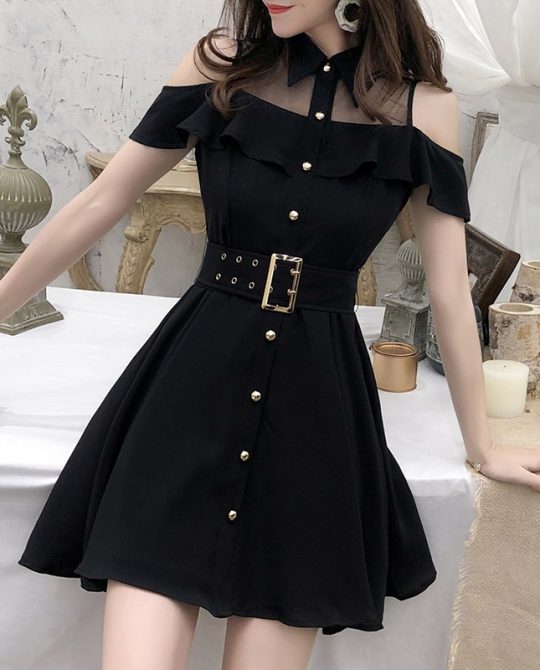 Gothic Sweet Short Summer Dress