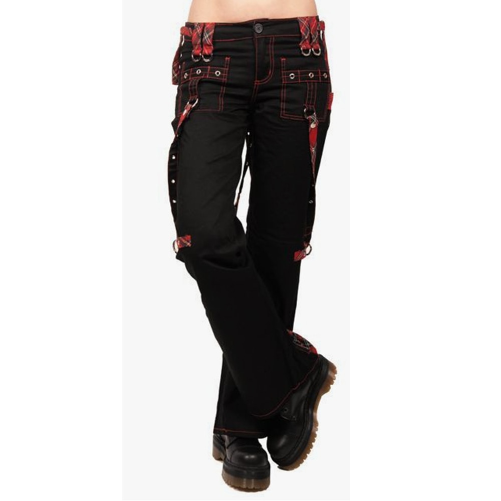 Gothic High Waist Cargo Pants - Image 3
