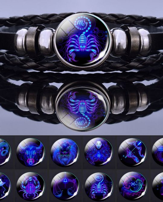 Zodiac Sign Constellation Charm Bracelet