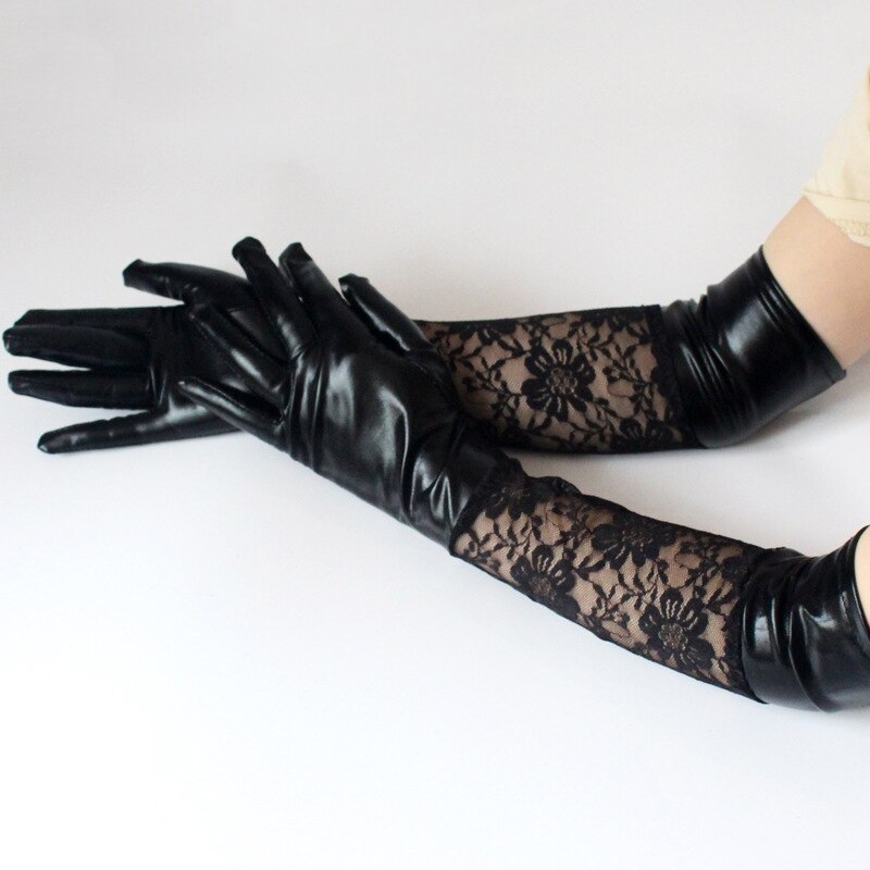 Lace Faux Long Gloves