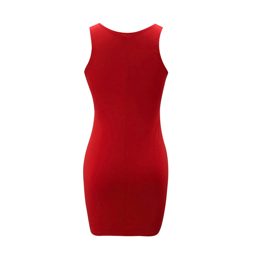 Summer Cross Sleeveless Hip Party Dress - Image 4