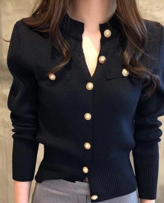 Korean Button Top Cardigan