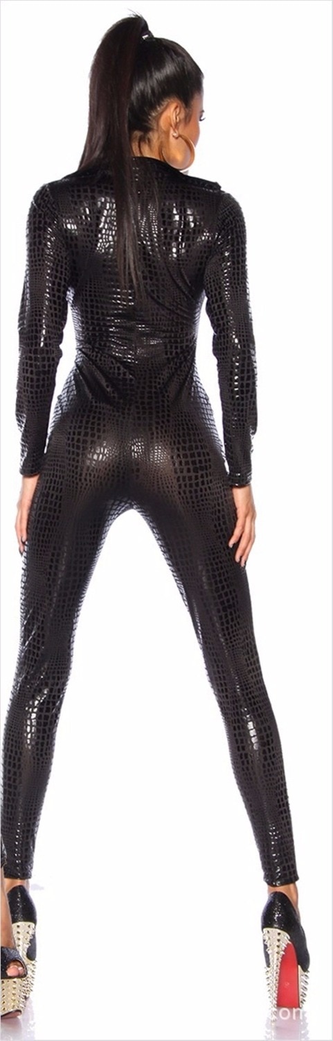 Latex PVC Snake Jumpsuit - Image 3