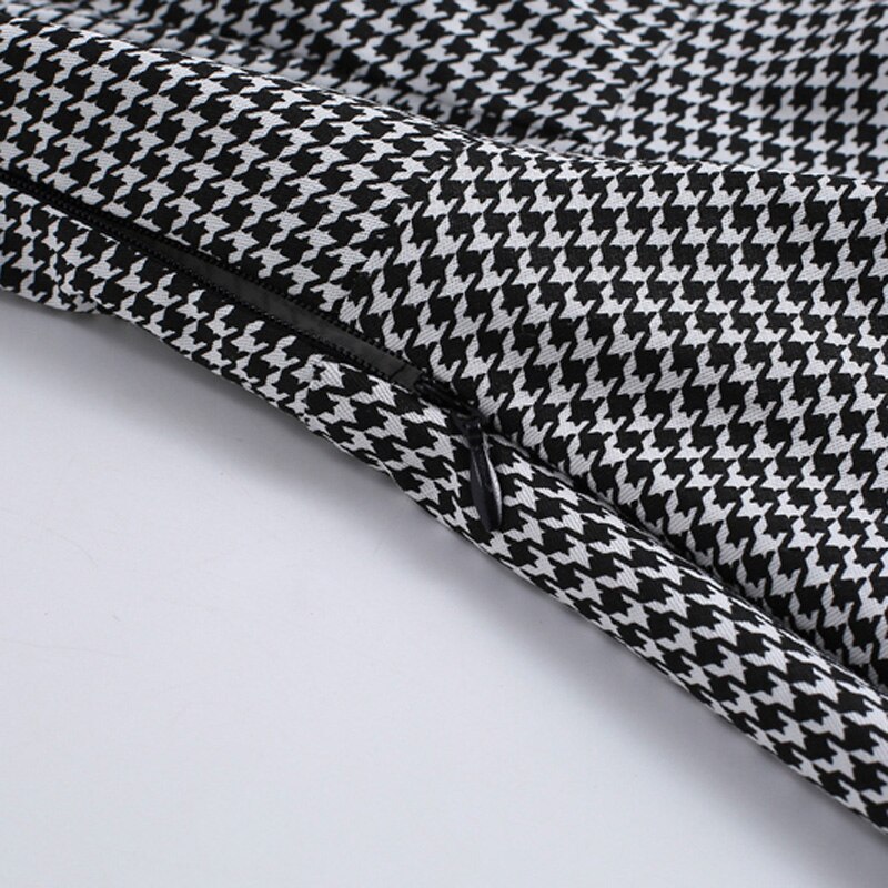 Notched Collar Button Up Autumn Dress - Image 5