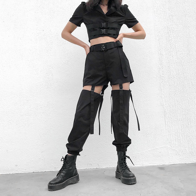 Adjustable Cargo Street Style Pants