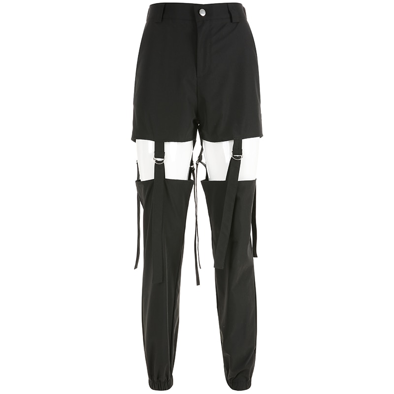 Adjustable Cargo Street Style Pants - Image 4