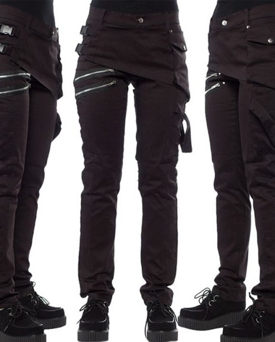 Punk Rave Rock Zipper Pants