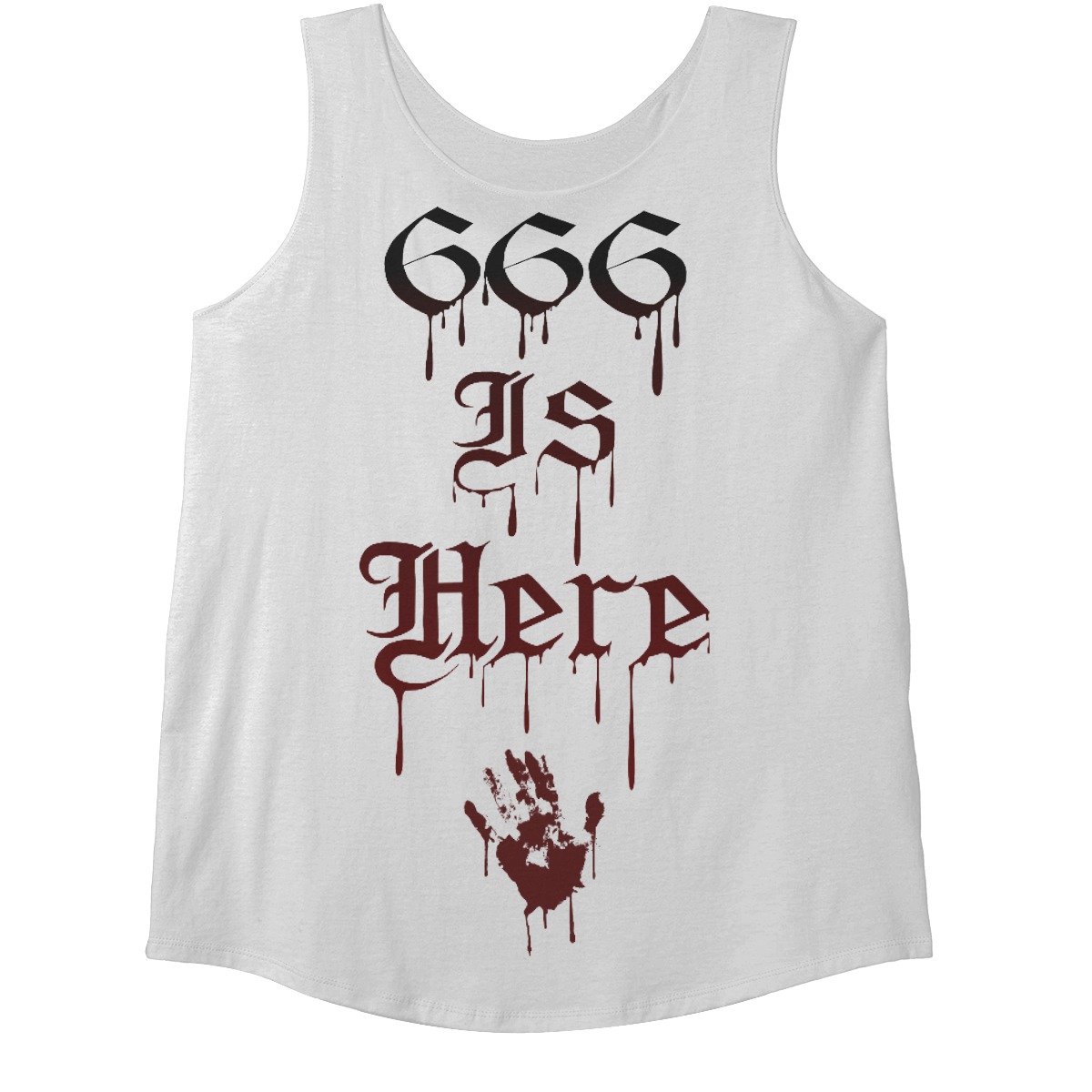 666 Is Here Vest Top - Image 3