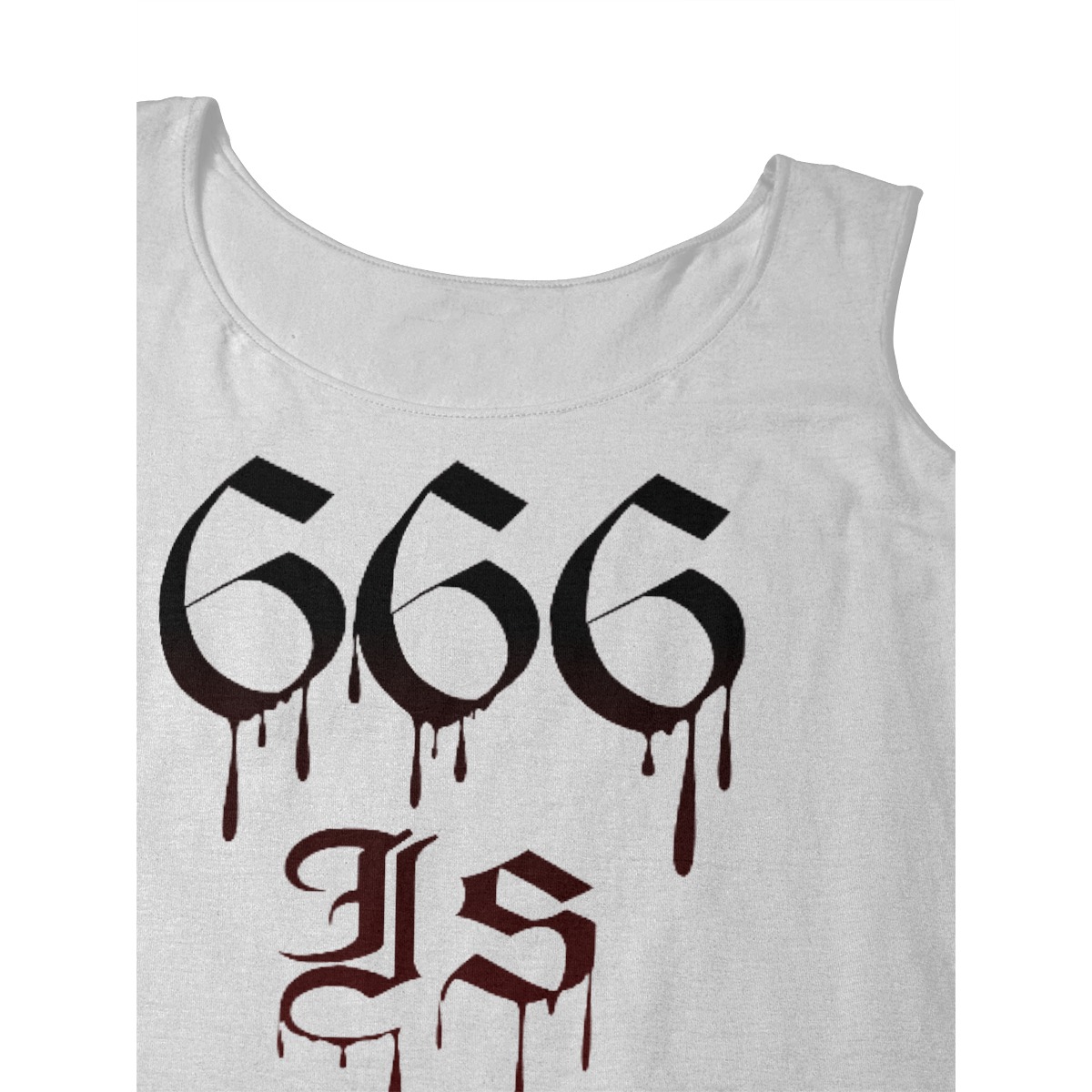 666 Is Here Vest Top - Image 4