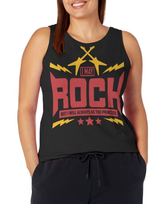 I May Rock But I Will Always Be The Princess Vest Top