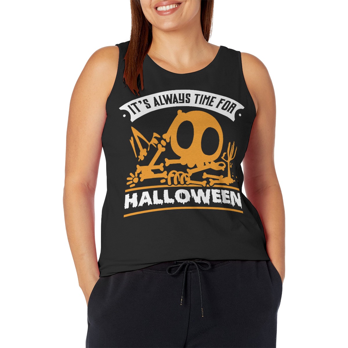 It's Always Time For Halloween Vest Top