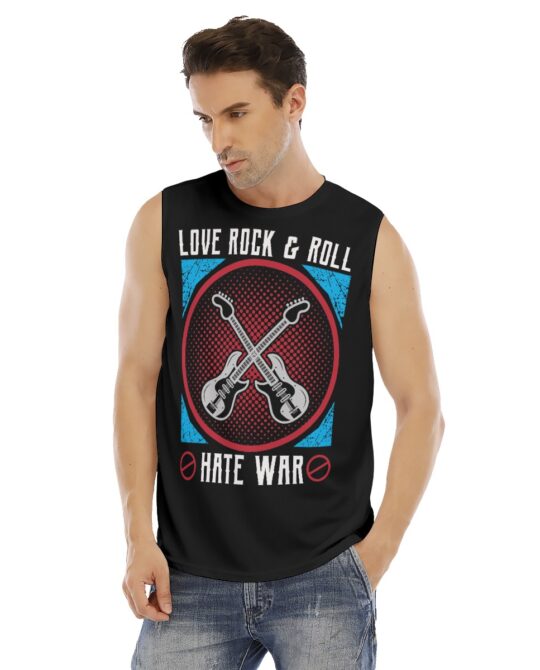 Love Rock & Roll Hate War Tank Top