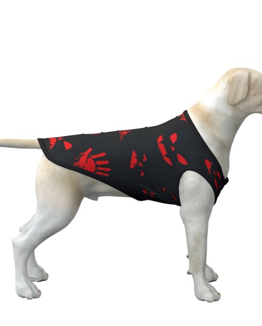 Ghost Face Hands Dog's Tank Top