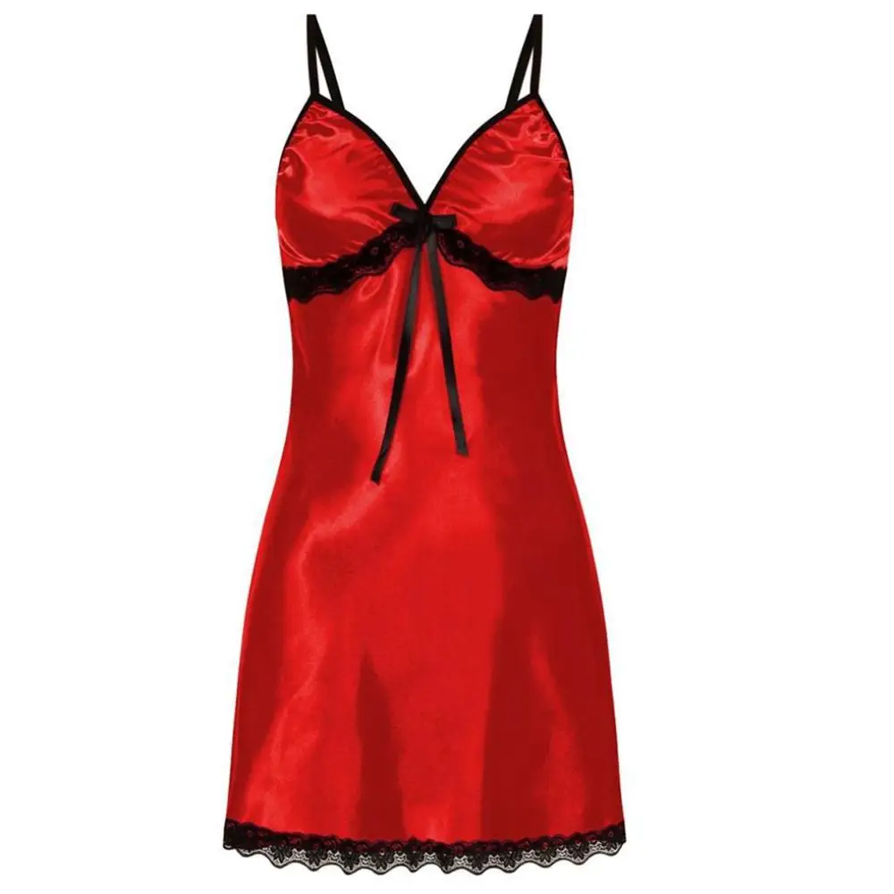 Lace Silk Satin Sexy Night Dress - Image 6