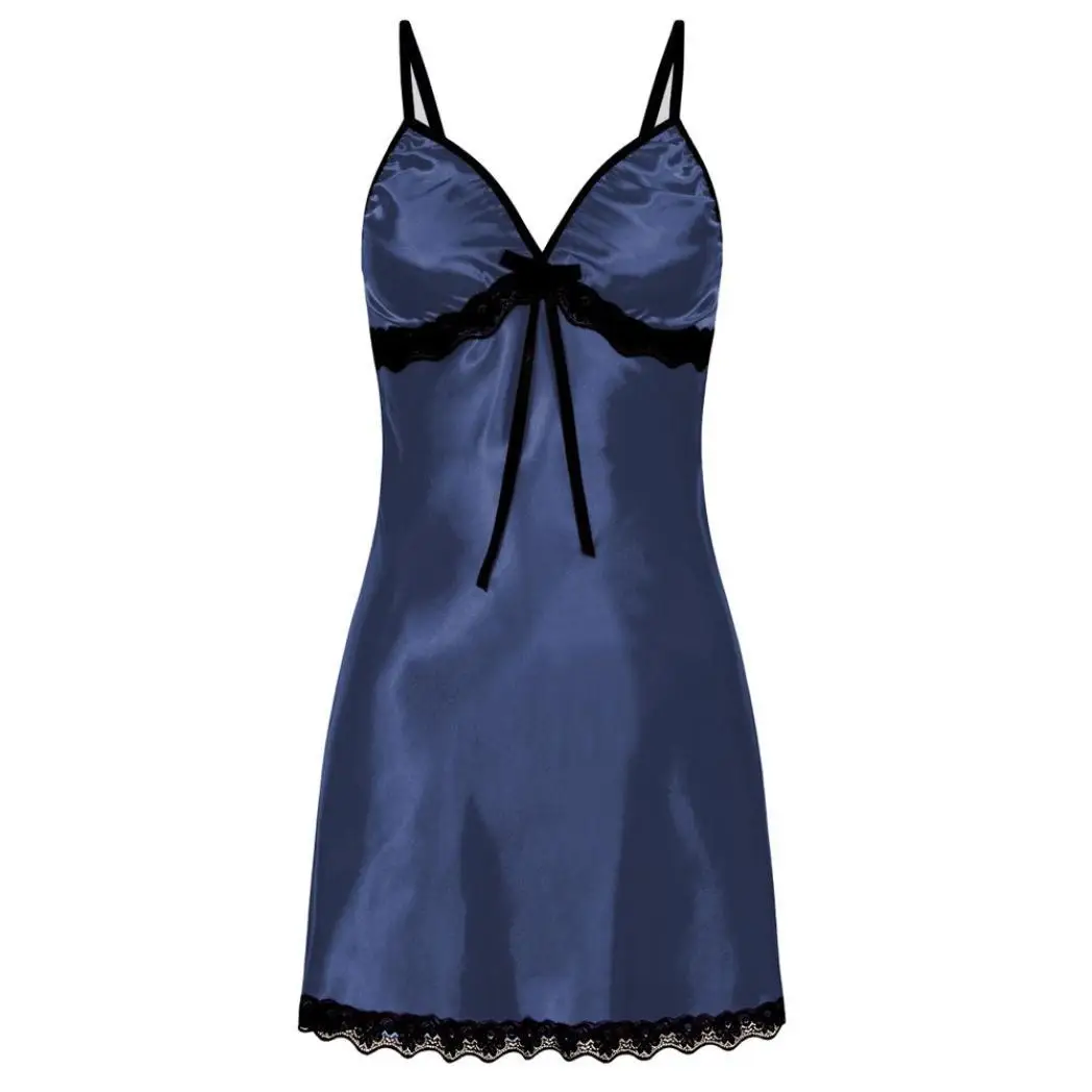 Lace Silk Satin Sexy Night Dress - Image 9