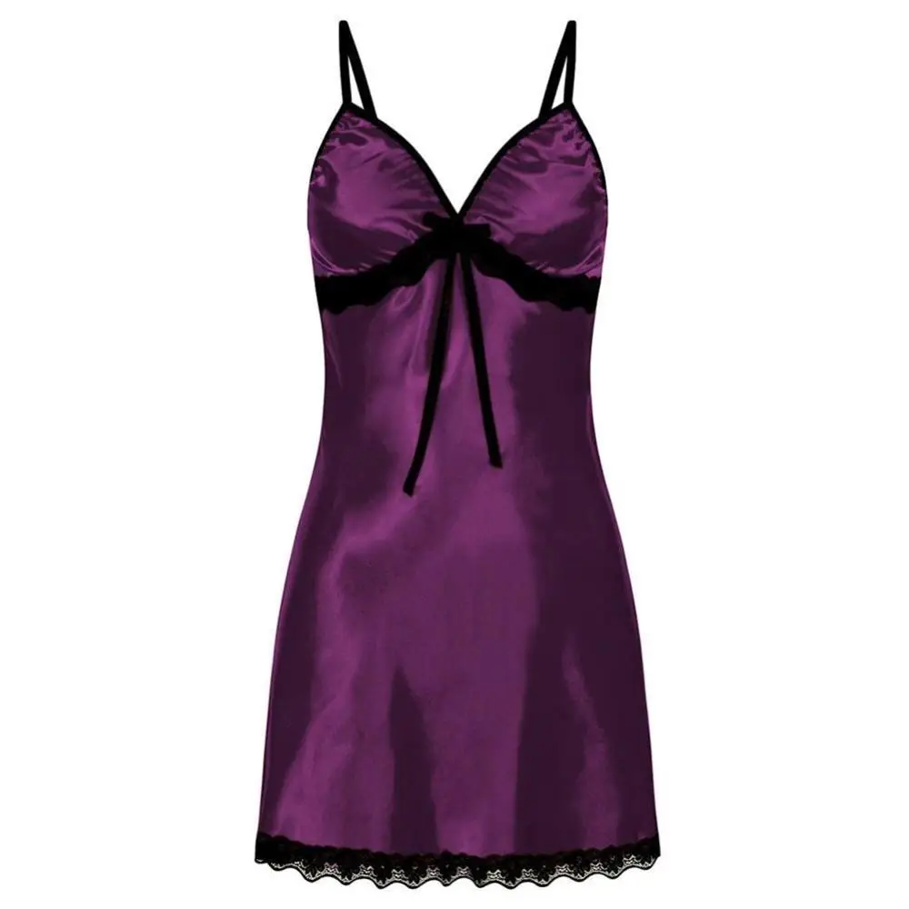 Lace Silk Satin Sexy Night Dress - Image 4