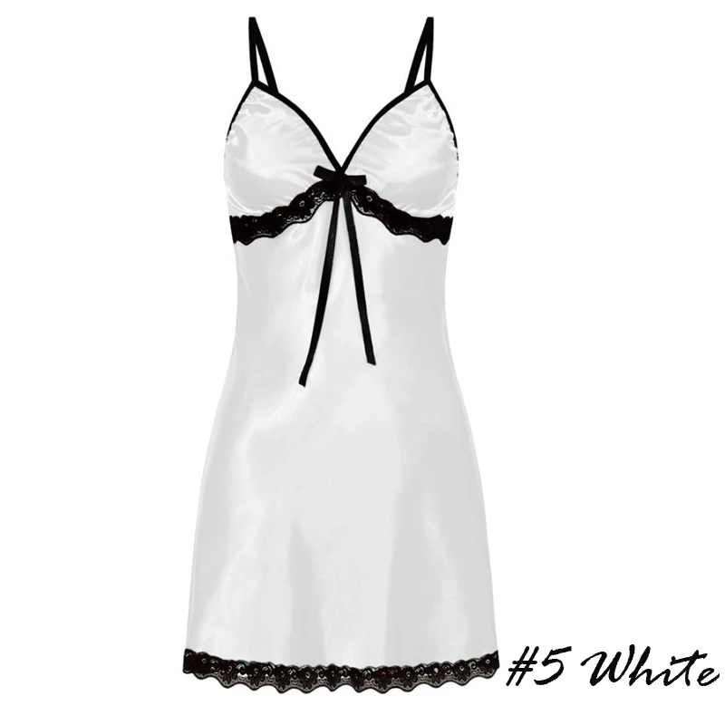 Lace Silk Satin Sexy Night Dress - Image 7