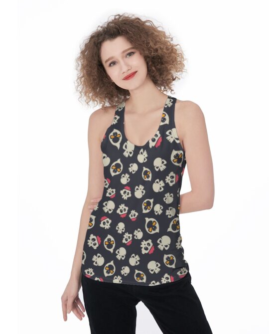 Random Skulls Tank Top