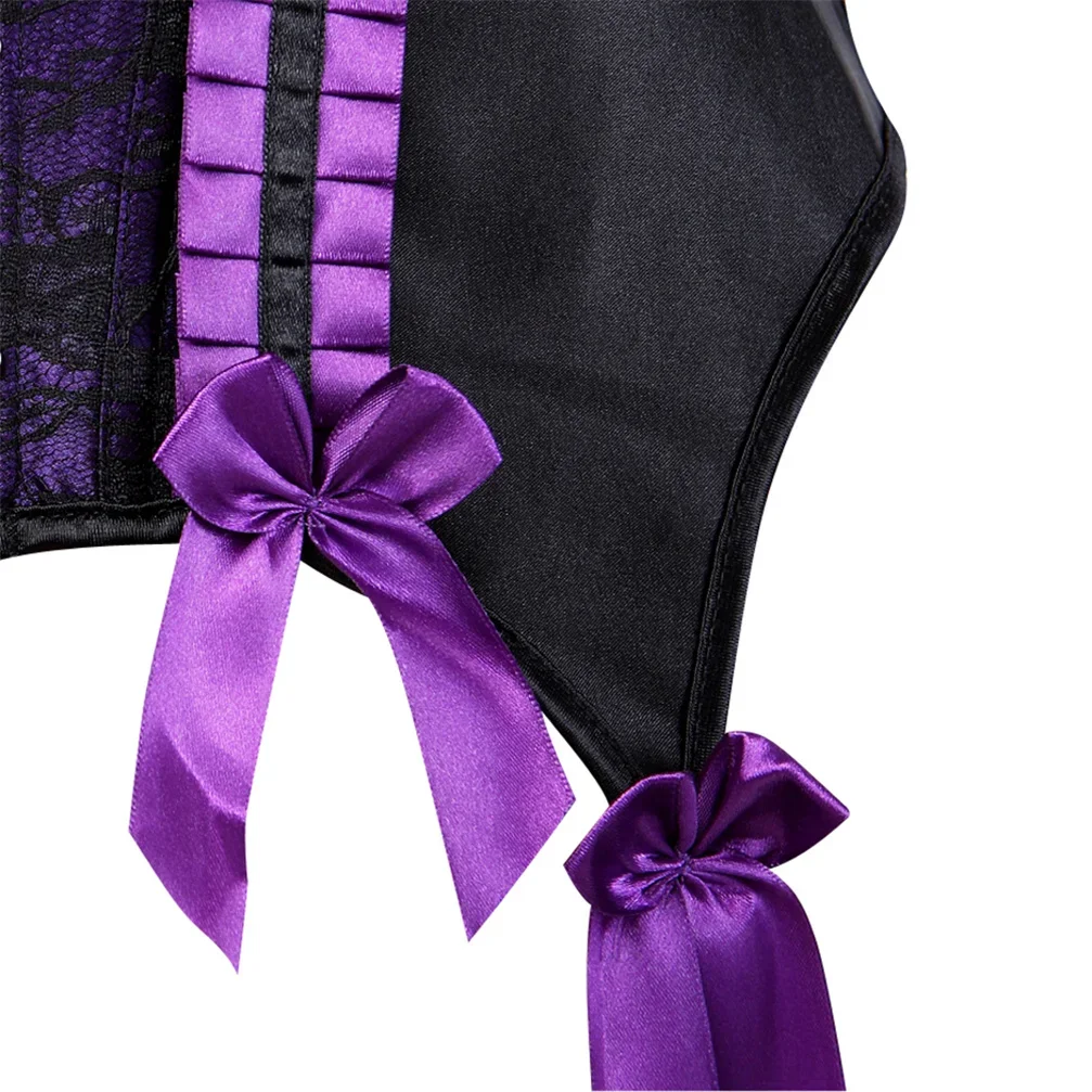 Gothic Lace Embroidery Carnival Evening Corset - Image 5