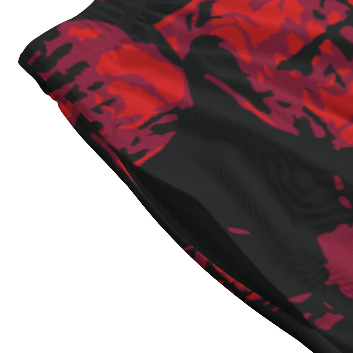 Gothic Red Skulls Bazyrey Skirt With Pocket - Image 4