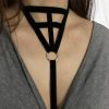 Hot Goth Elastic Cage Bra Strap