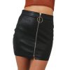 Sexy Metal Ring Zipper Skirt - Image 4