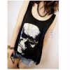 Gothic Skull Backless T-Shirt - Image 3