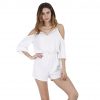 Summer Beach Flare Sleeve Jumpsuit - Image 4