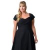 Summer Sleeveless Cut Out V Neck Retro Dress - Image 2