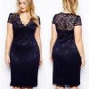 Plus Size Sexy Lace Dress