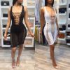 Sleeveless Hollow Dress