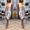 Sleeveless Hollow Dress - Image 3